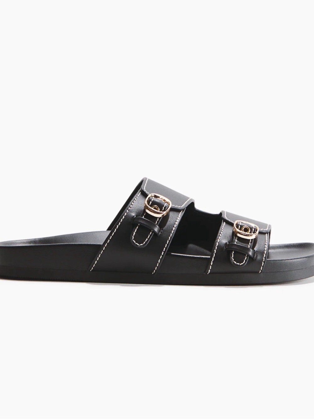 H&M Black Double-Strap Buckle Sandals - Picture 5 of 6